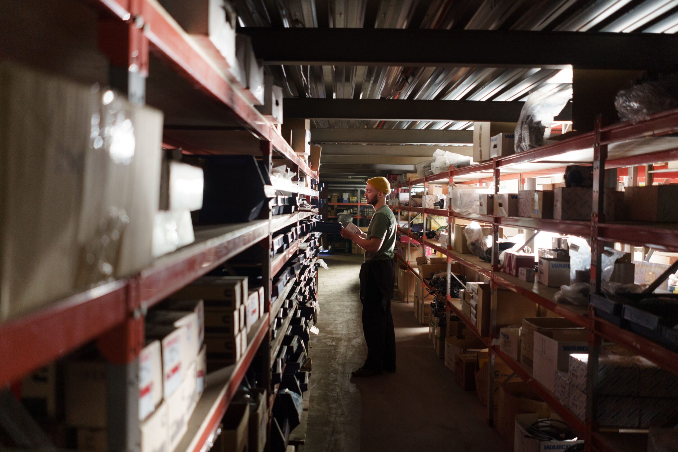 Warehouse operative picking and packing ecommerce orders