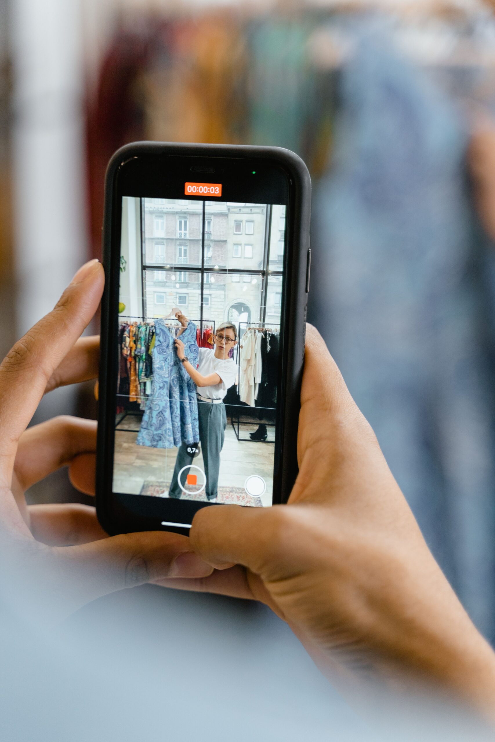 Creator running a live shopping session