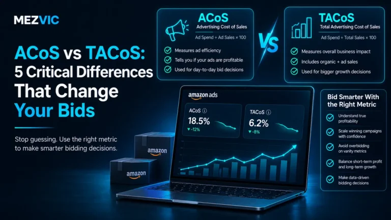 ACoS vs TACoS: 5 Critical Differences That Change Your Bids