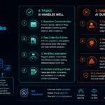 AI Business Automation: 4 Tasks It Handles Well and 3 It Quietly Fails