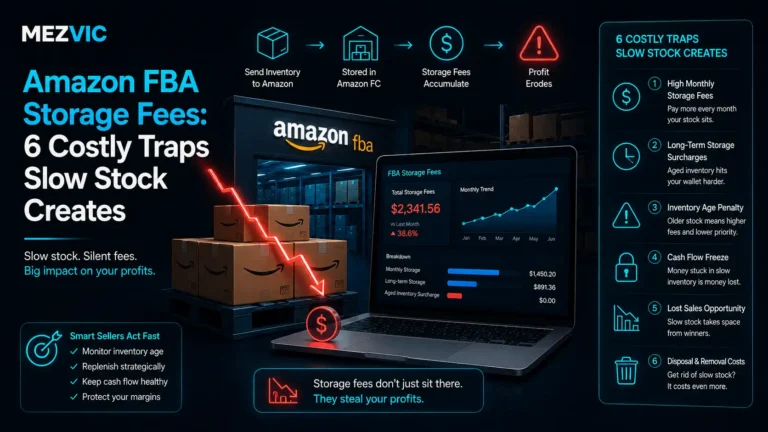 Amazon FBA Storage Fees: 6 Costly Traps Slow Stock Creates