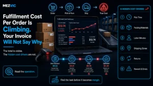 Fulfillment Cost Per Order Is Climbing. Your Invoice Will Not Say Why