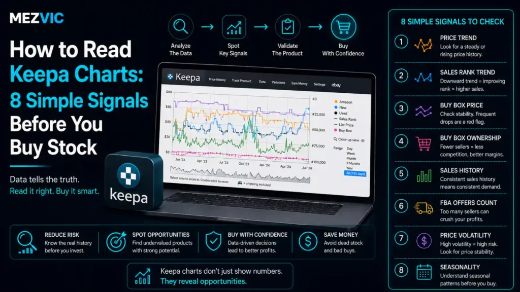 How to Read Keepa Charts: 8 Simple Signals Before You Buy Stock