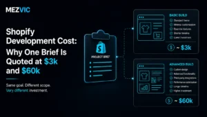Shopify Development Cost: Why One Brief Is Quoted at $3k and $60k