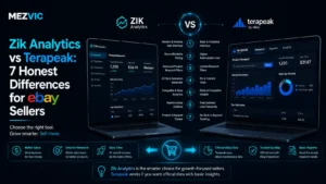 Zik Analytics vs Terapeak: 7 Honest Differences for eBay Sellers