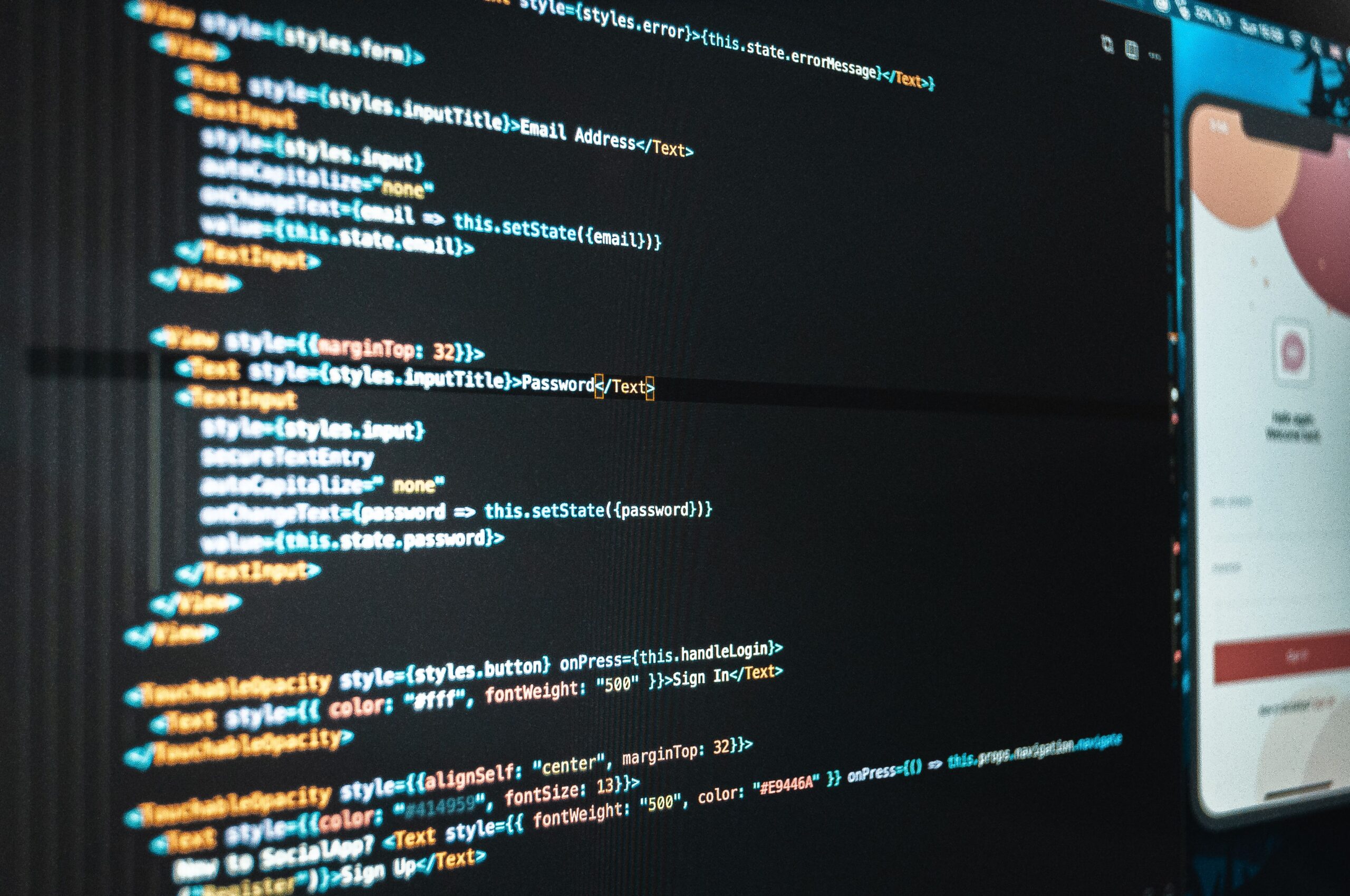 Developer reviewing template and script code during a performance audit