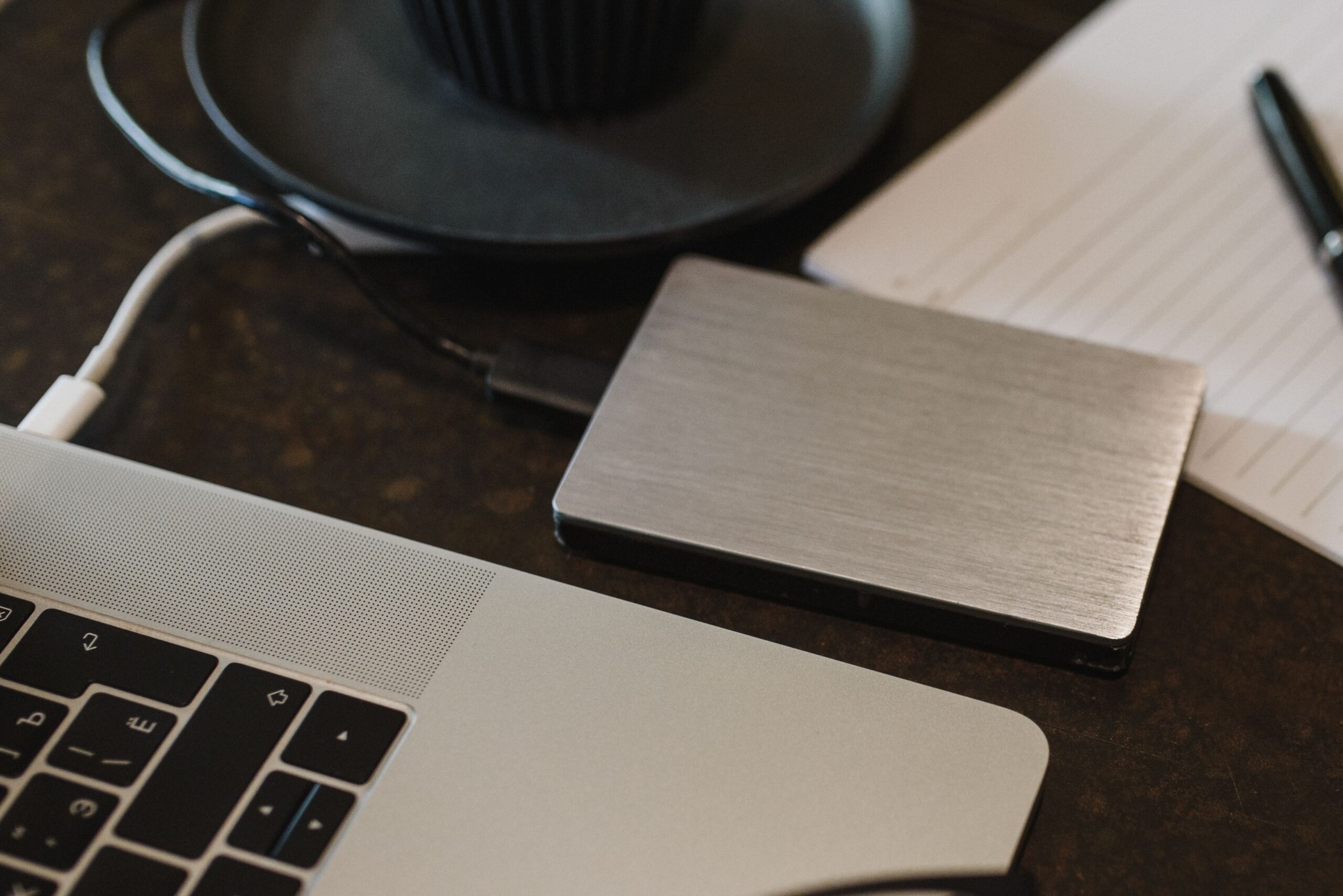 Store data being exported to a drive before a platform migration