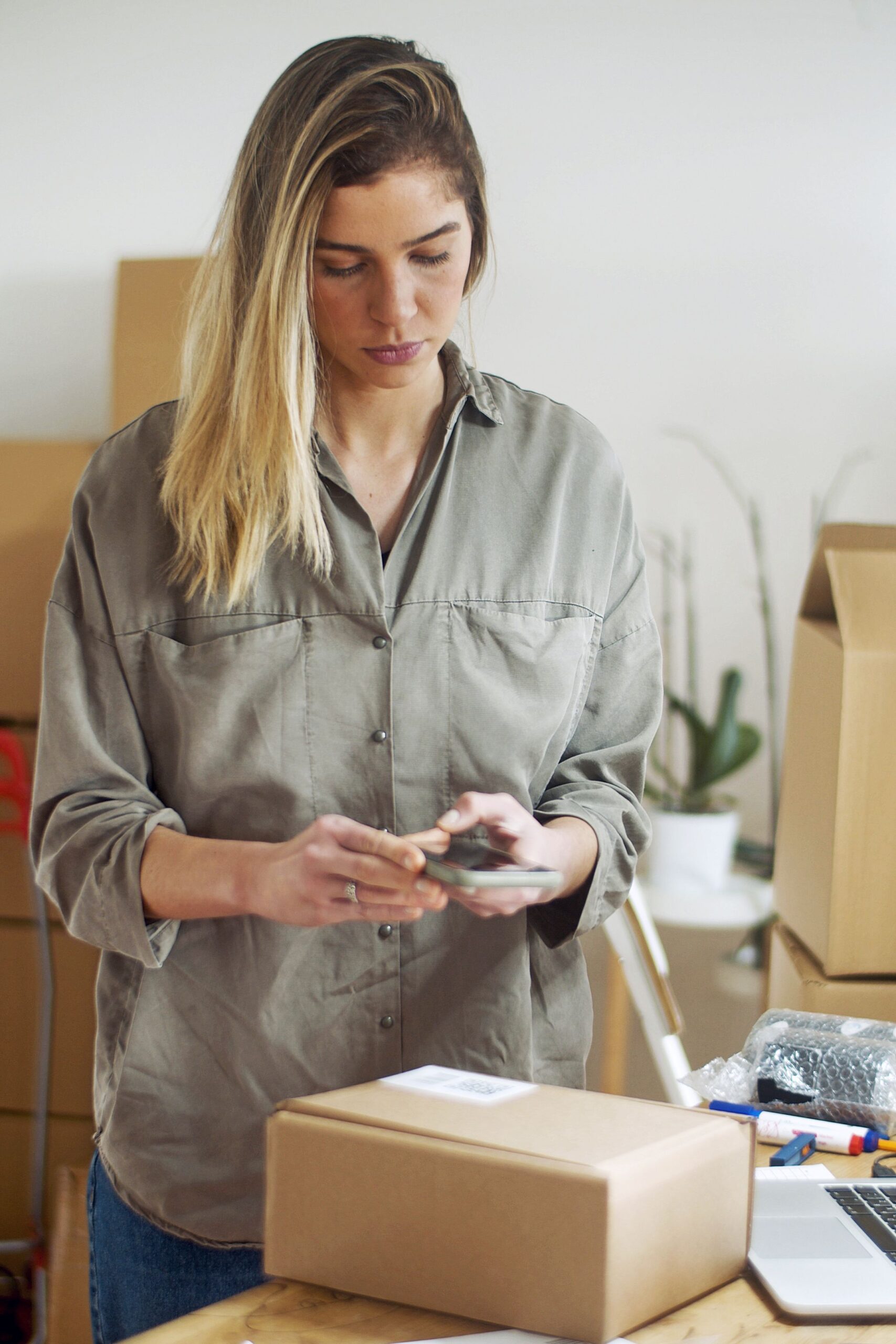 Product being photographed for marketplace listing images