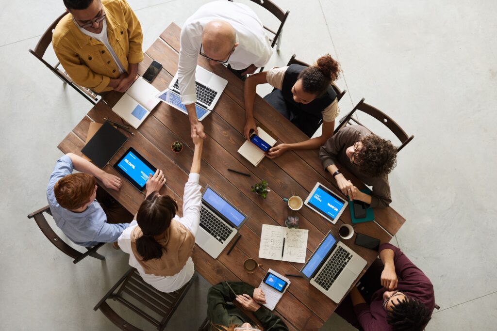 Agency specialists covering technical, content and link work separately